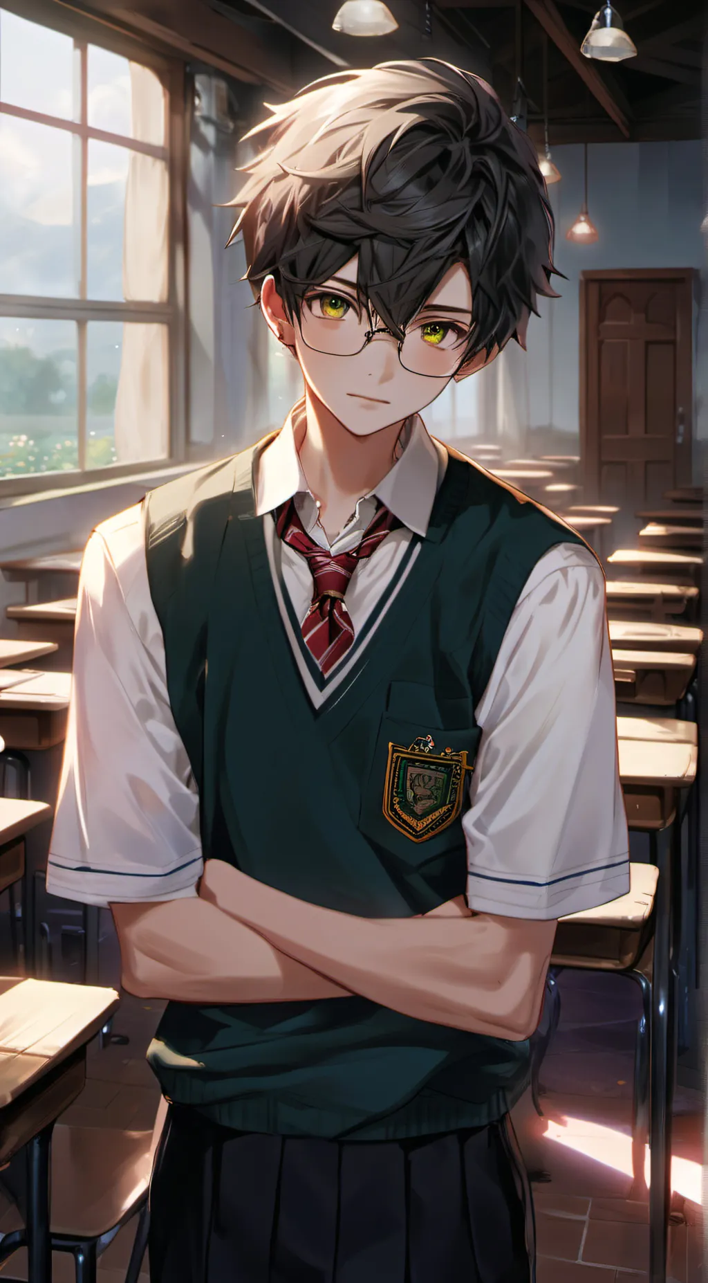 ai character: Kenji background
