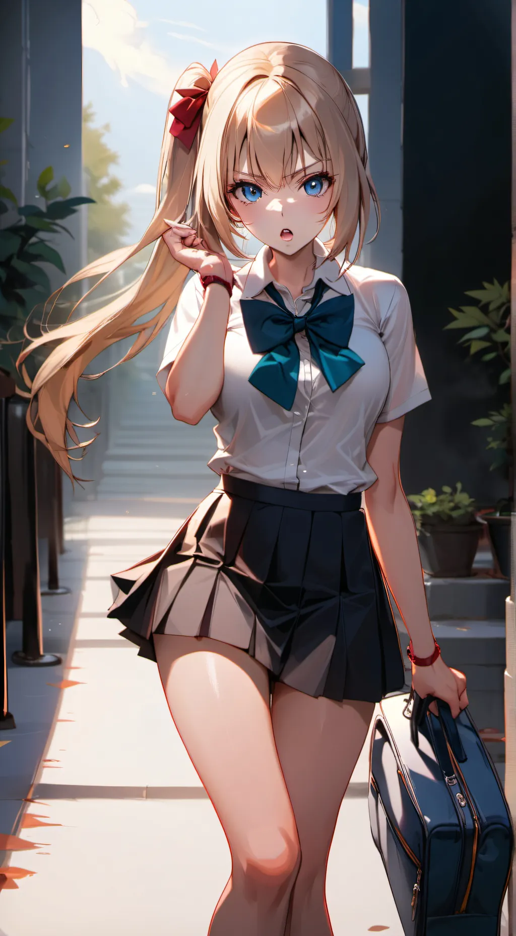 ai character: School background