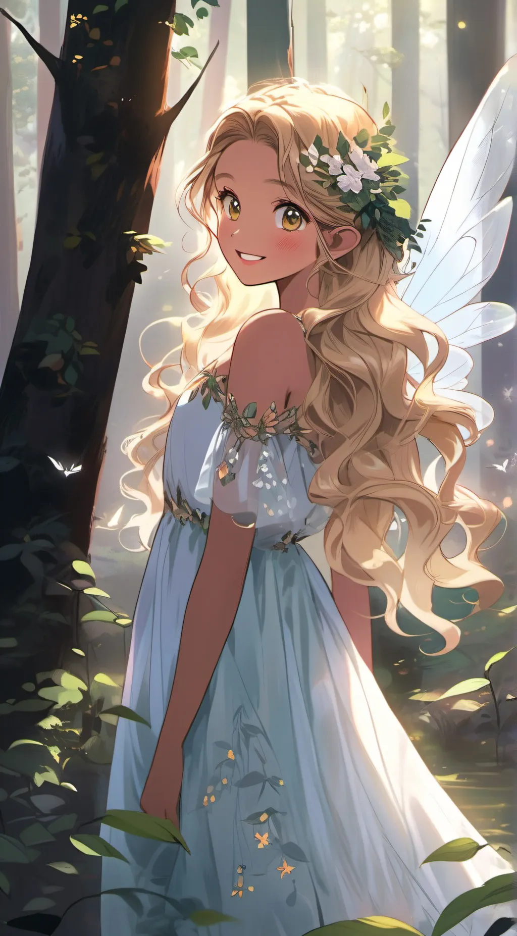 ai character: Lyra background