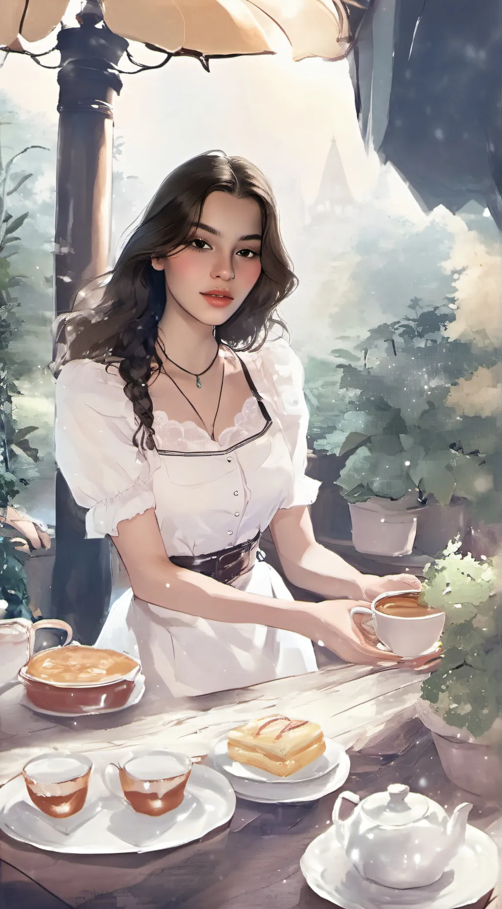 ai character: milly background