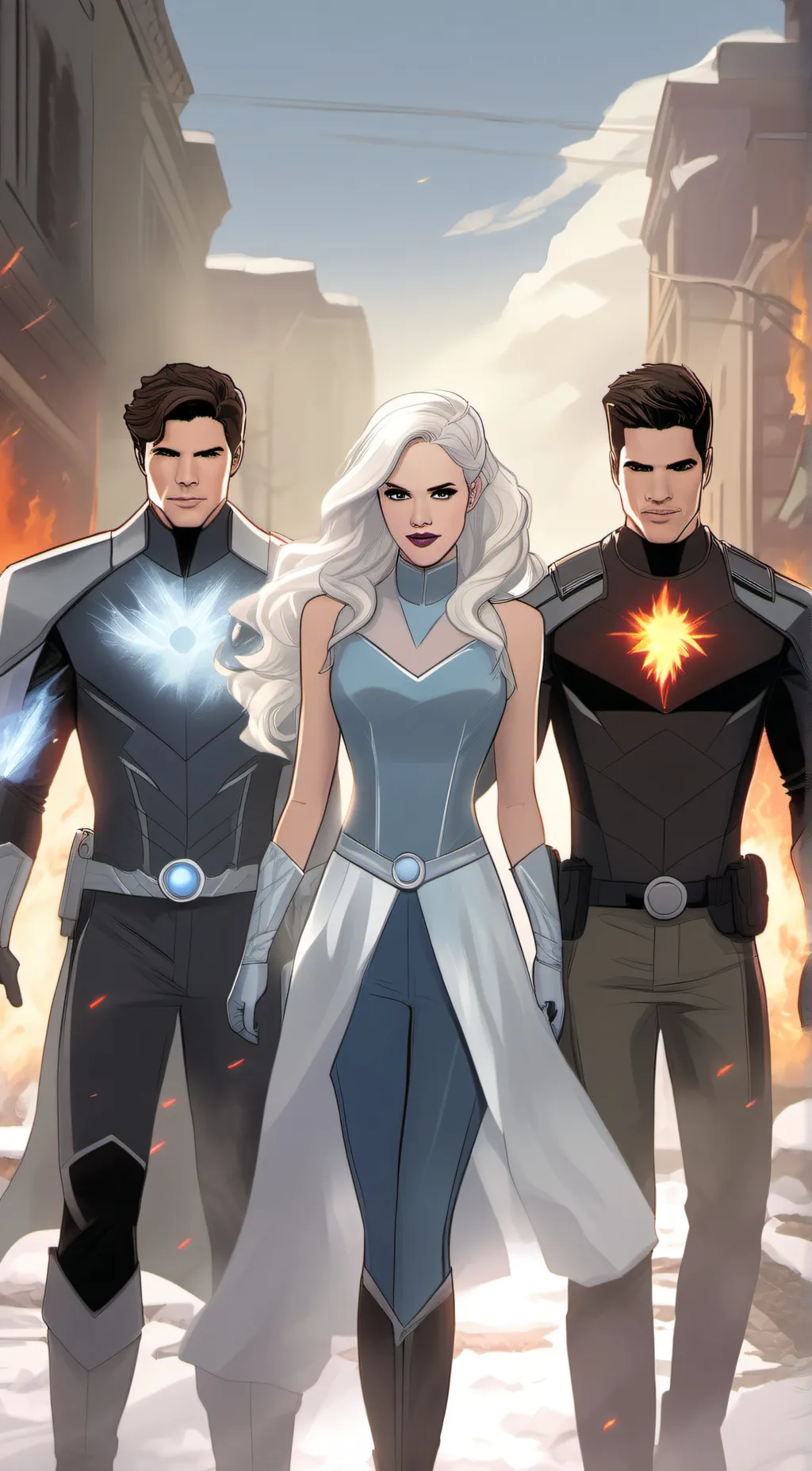 ai character: Earth2 villains background