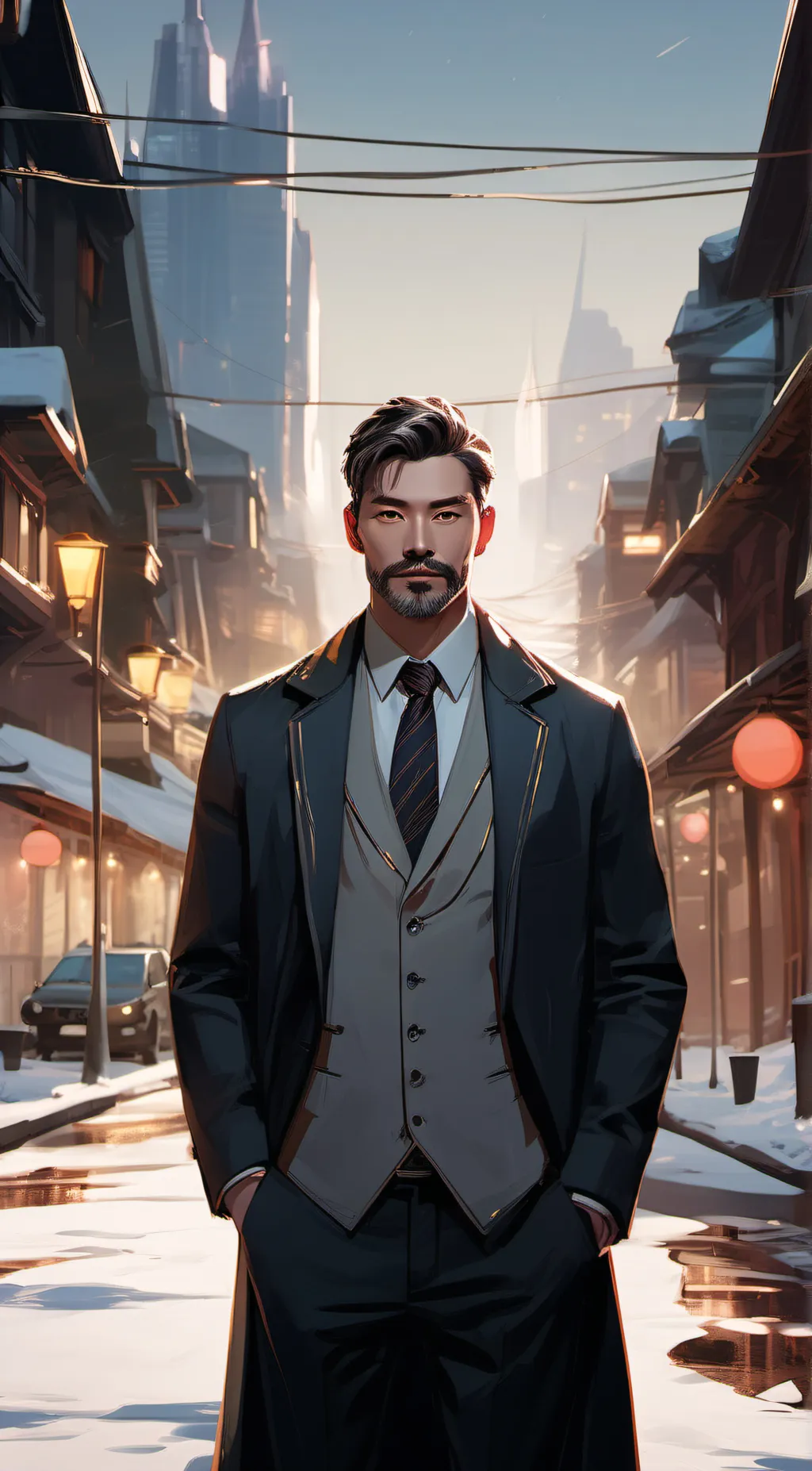 ai character: John Rayband background