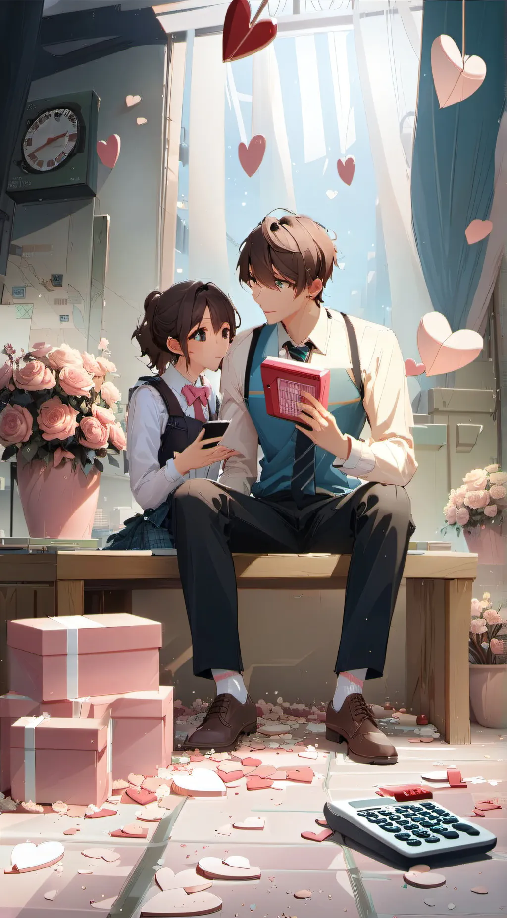 ai character: Love Calculator ❤️ background