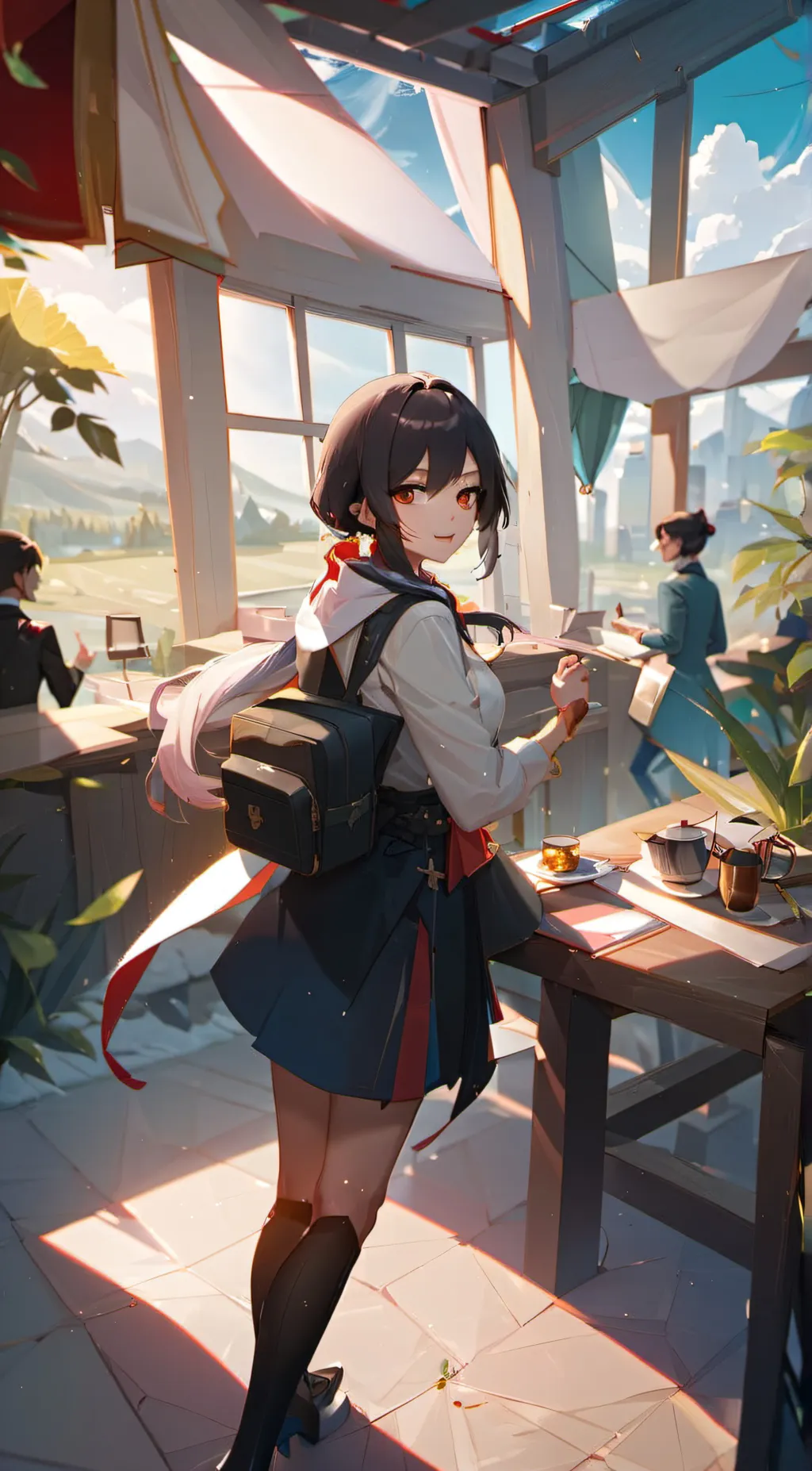 ai character: Kristal background