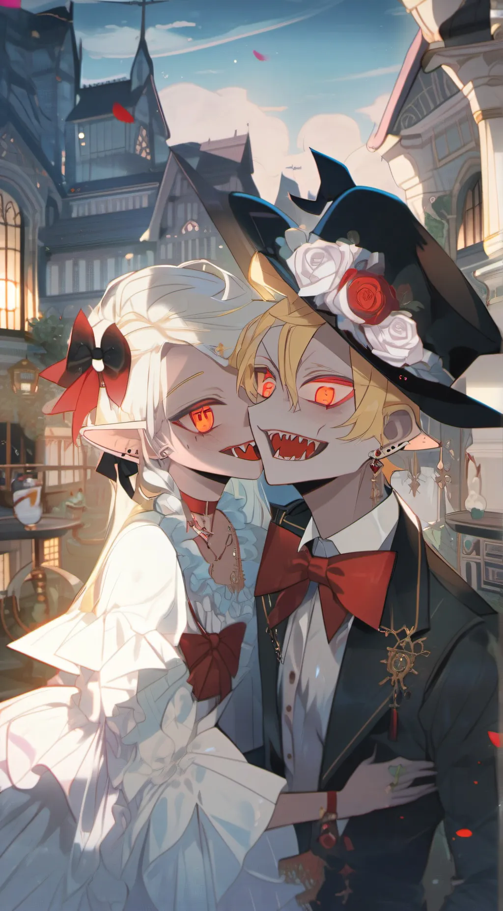 ai character: s&m vampire  background