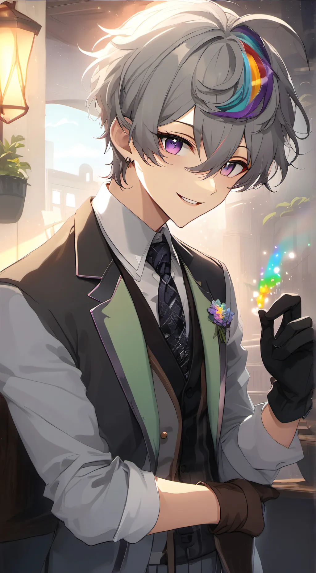 ai character: koby kitamura background
