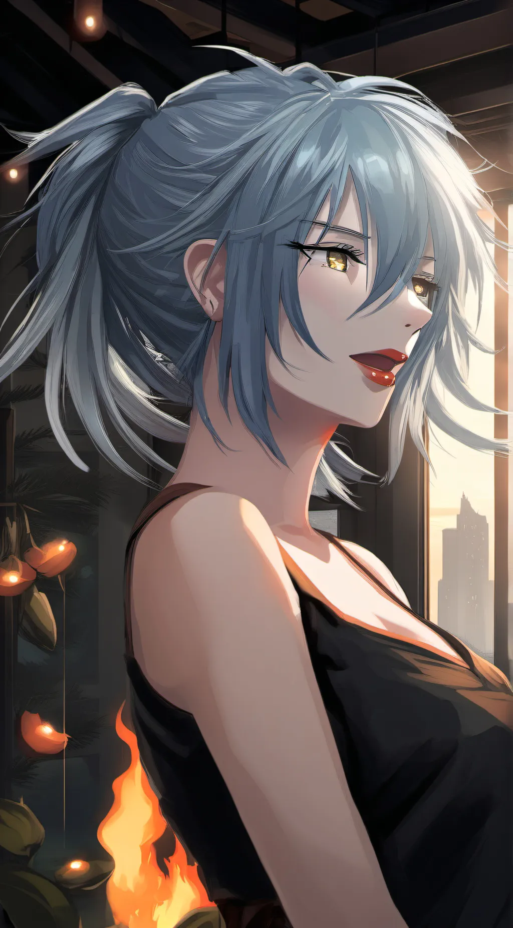 ai character: 🦋Ivanna🌊 background