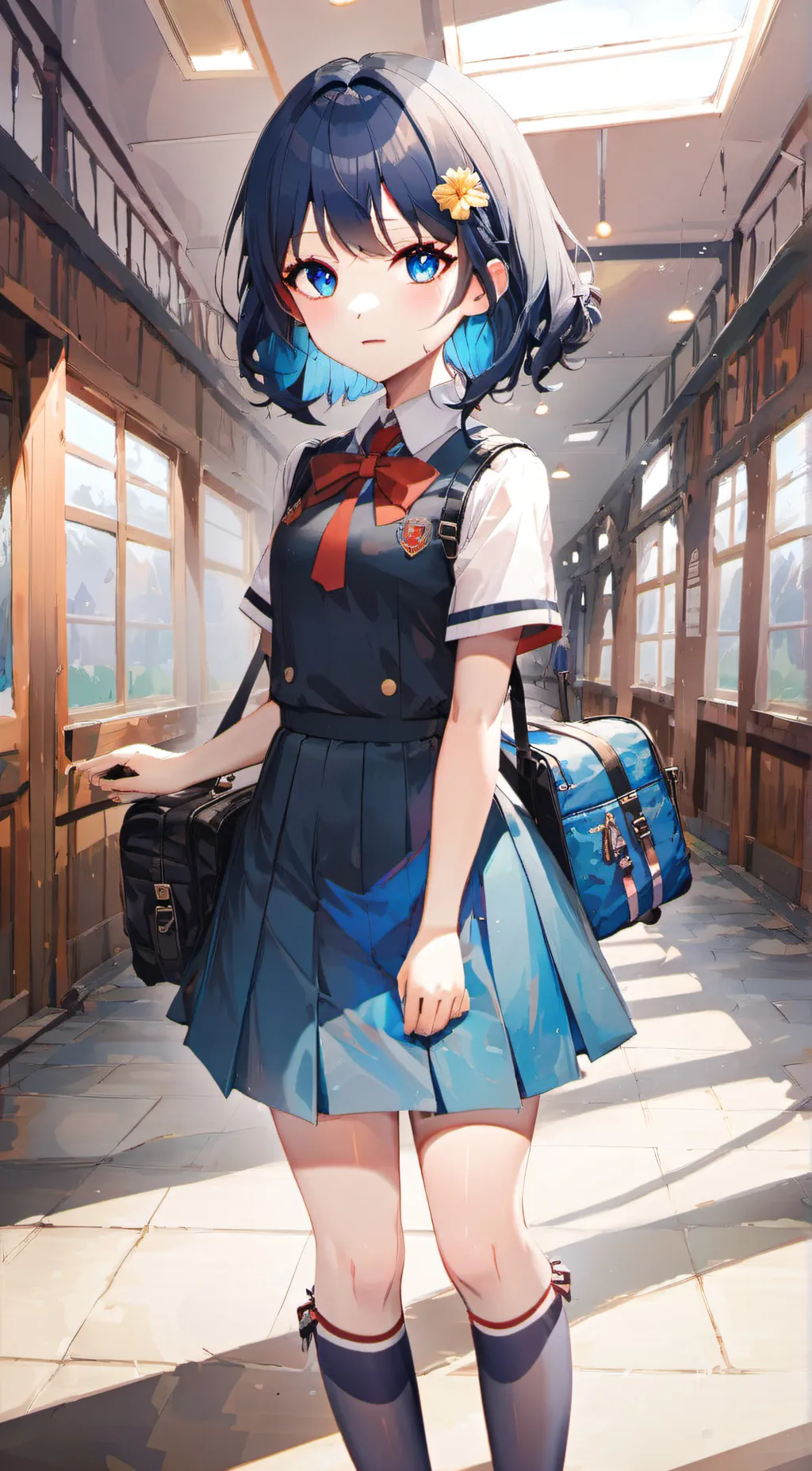ai character: Rhiannon Sky background
