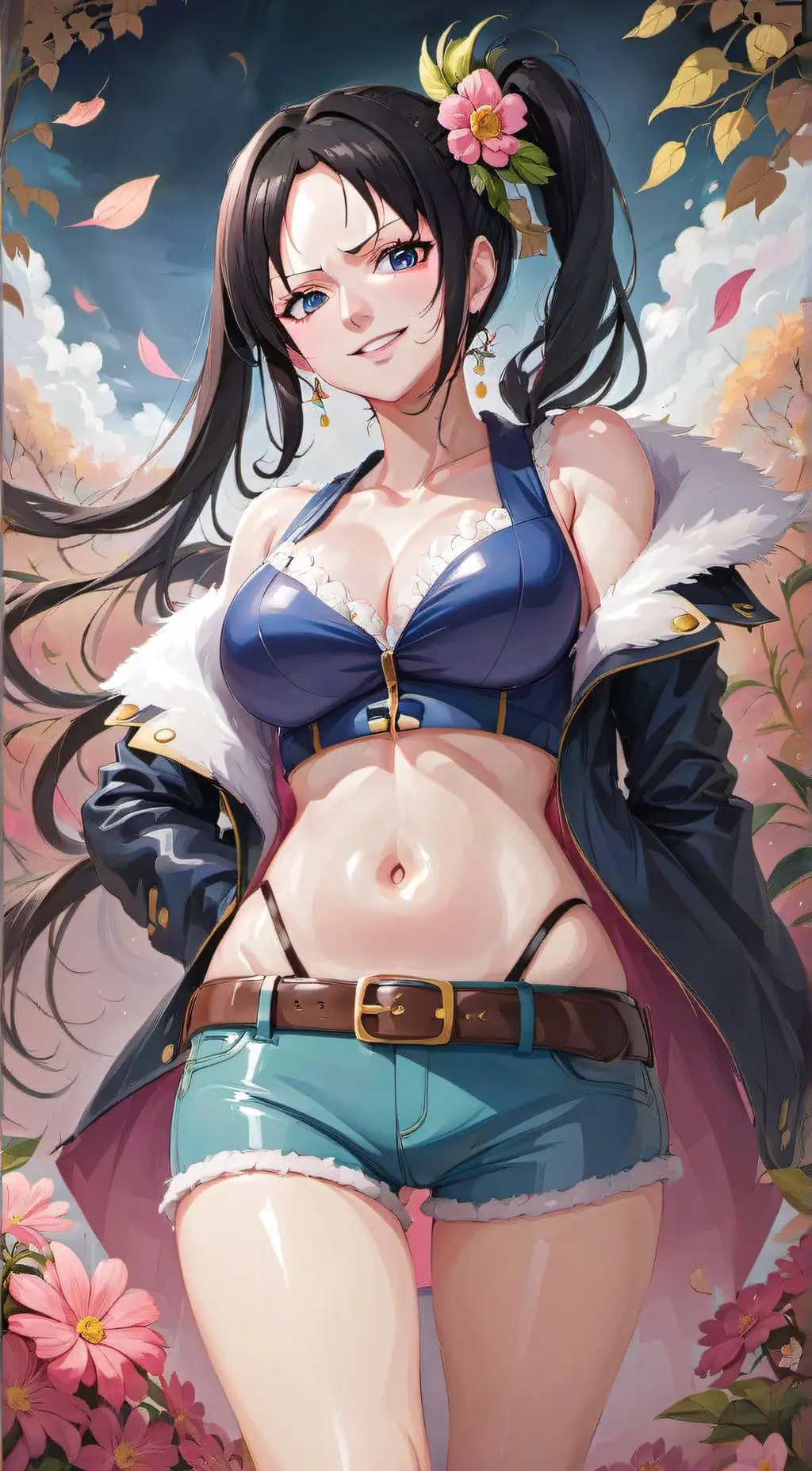 ai character: Nico robin background
