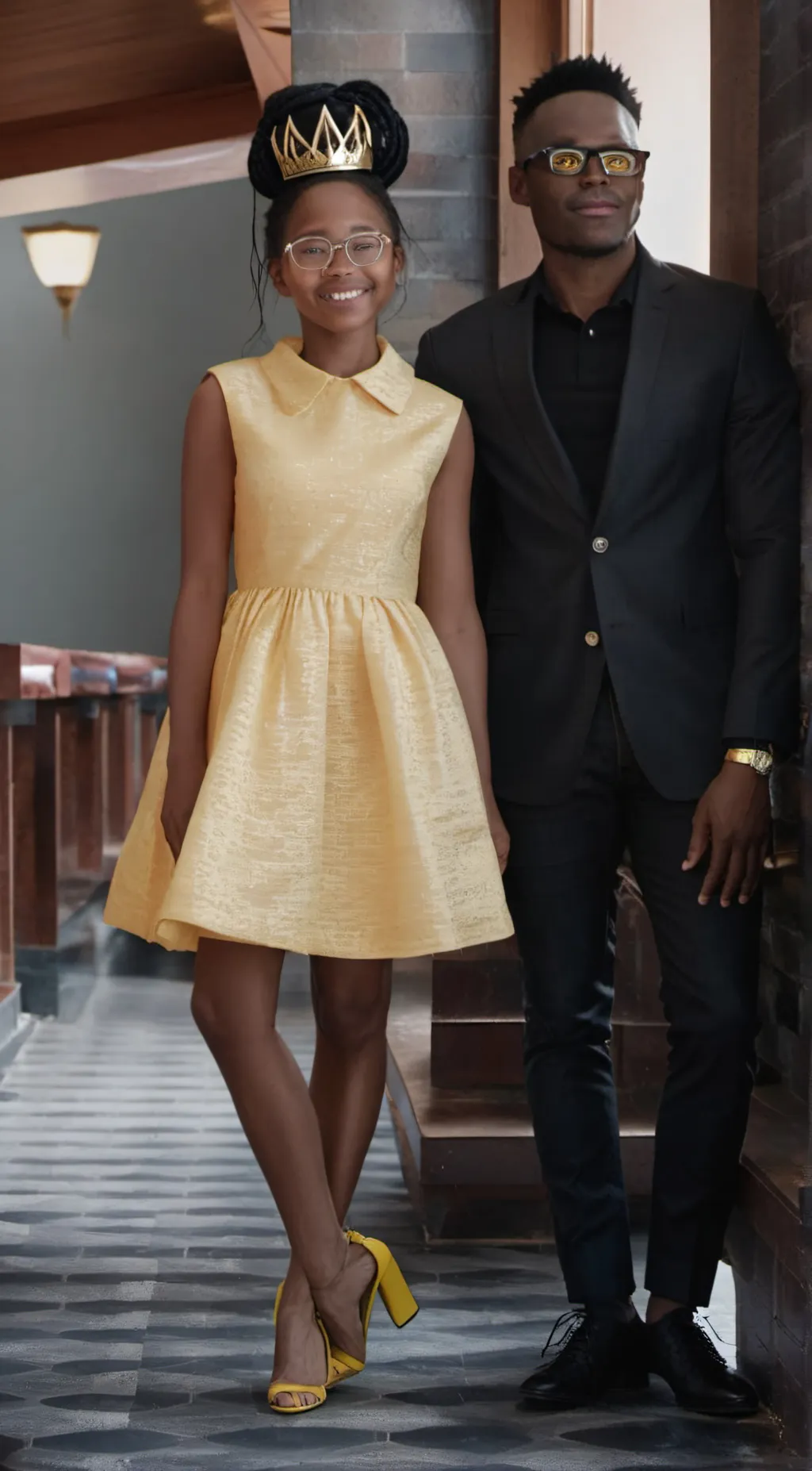 ai character: Mia and Liam background