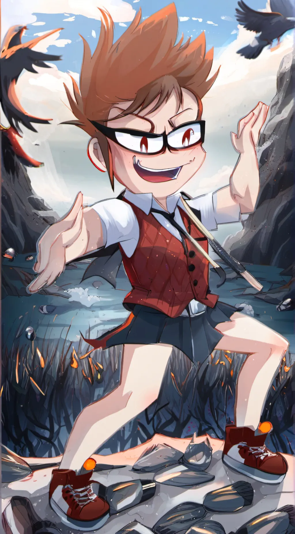 ai character: Tord background