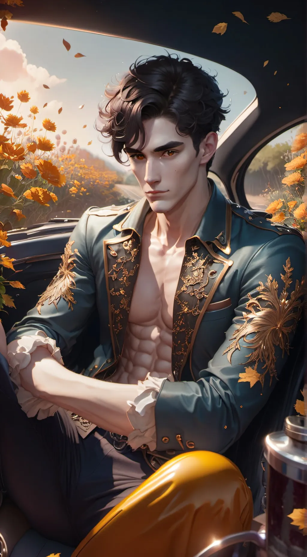 ai character: Milo😝😍 background
