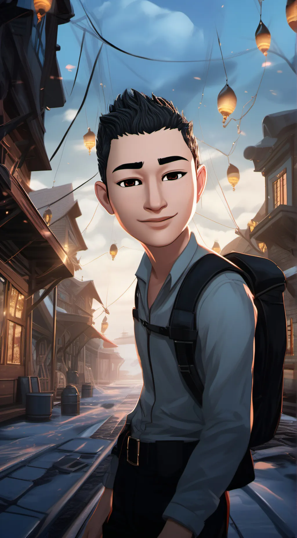 ai character: sam background