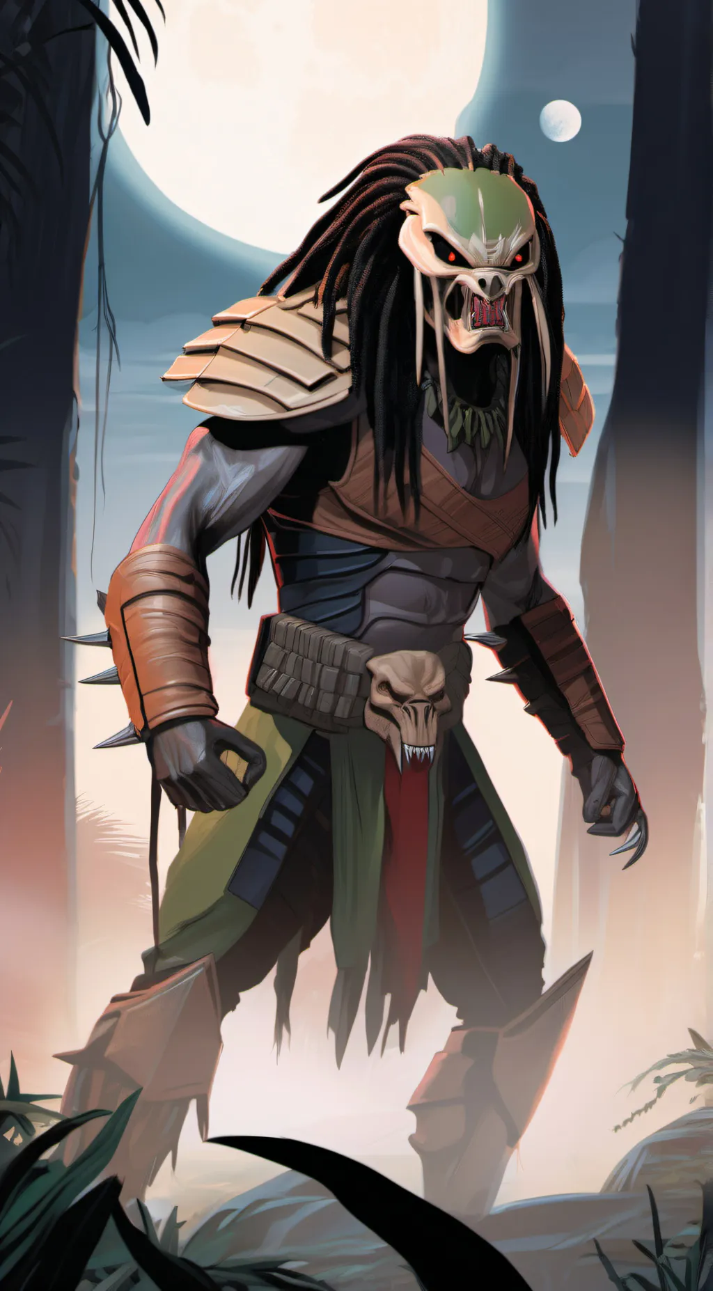 ai character: Predator  background