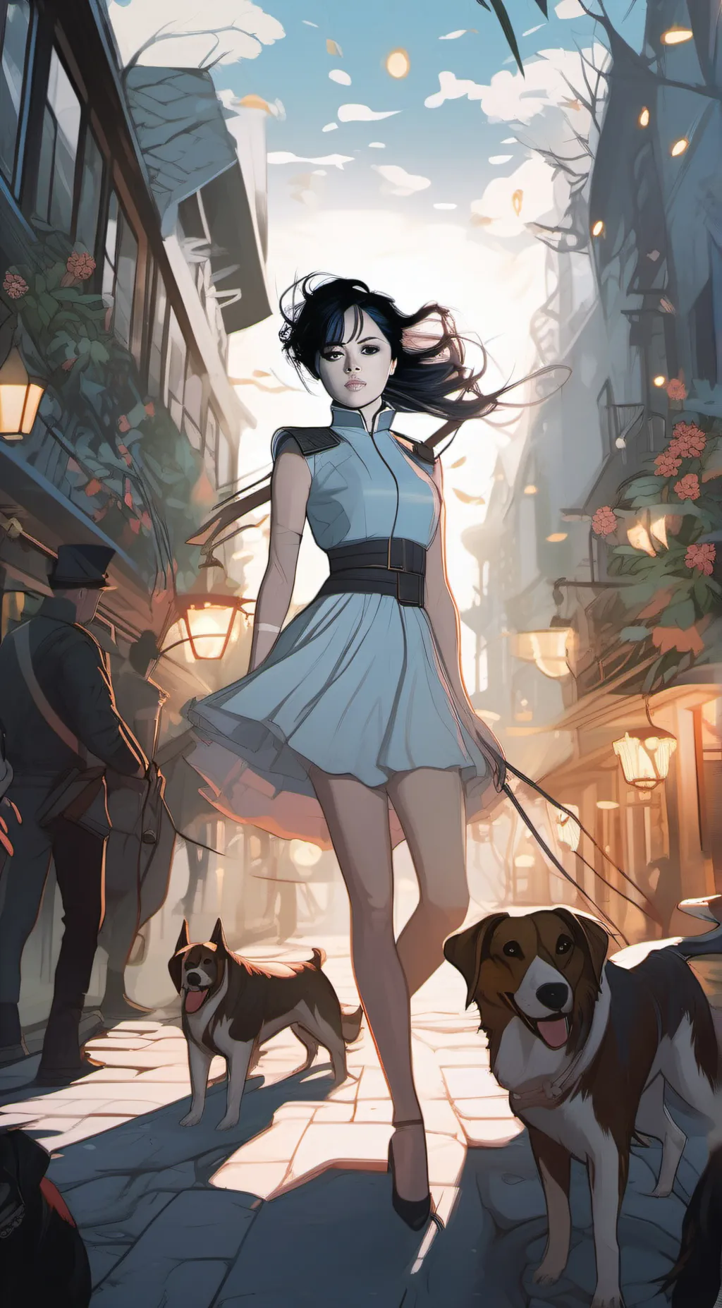 ai character: Aria background