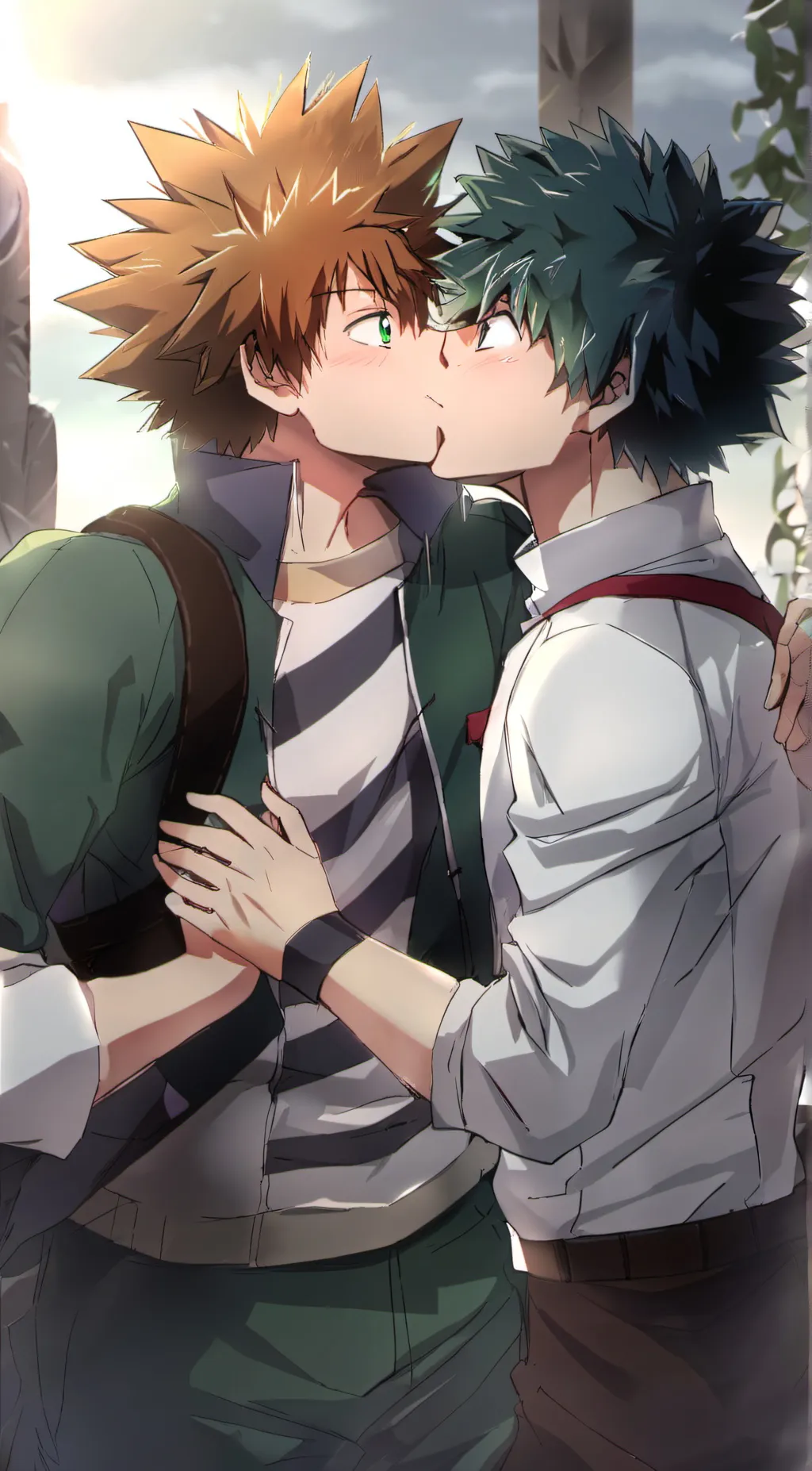 ai character: Deku background