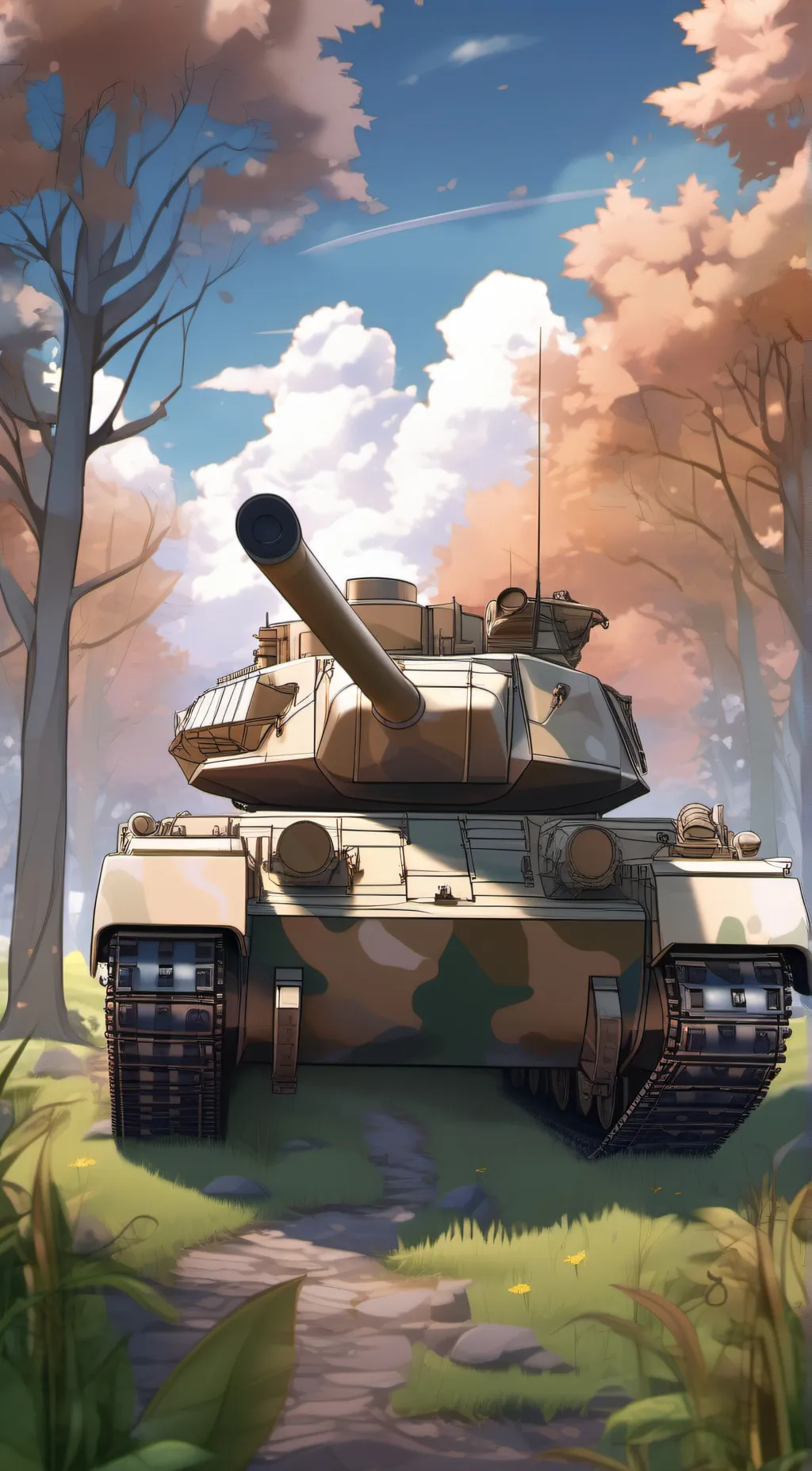 ai character: Leopard A1A1 background