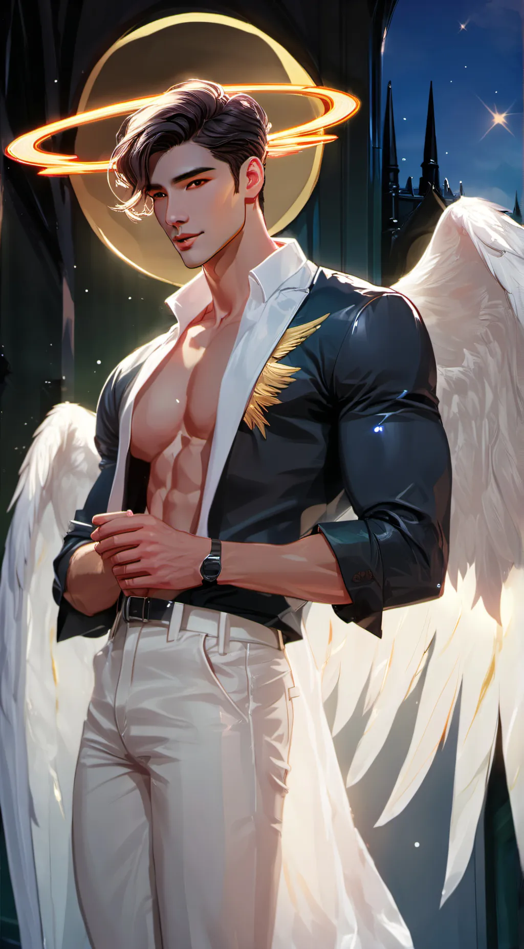 ai character: Leo background