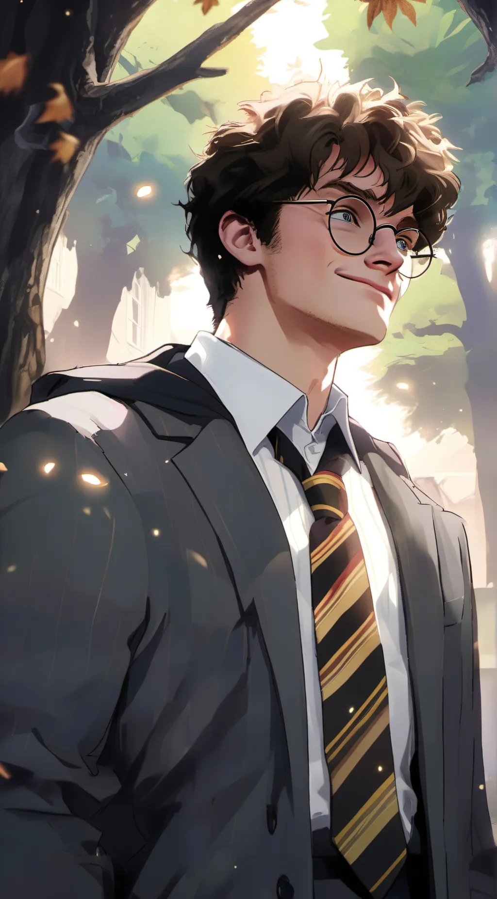 ai character: Harry Potter  background