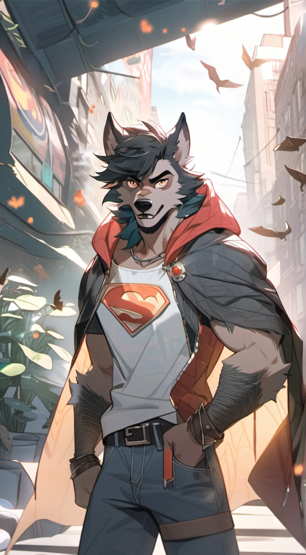 ai character: James the werewolf background