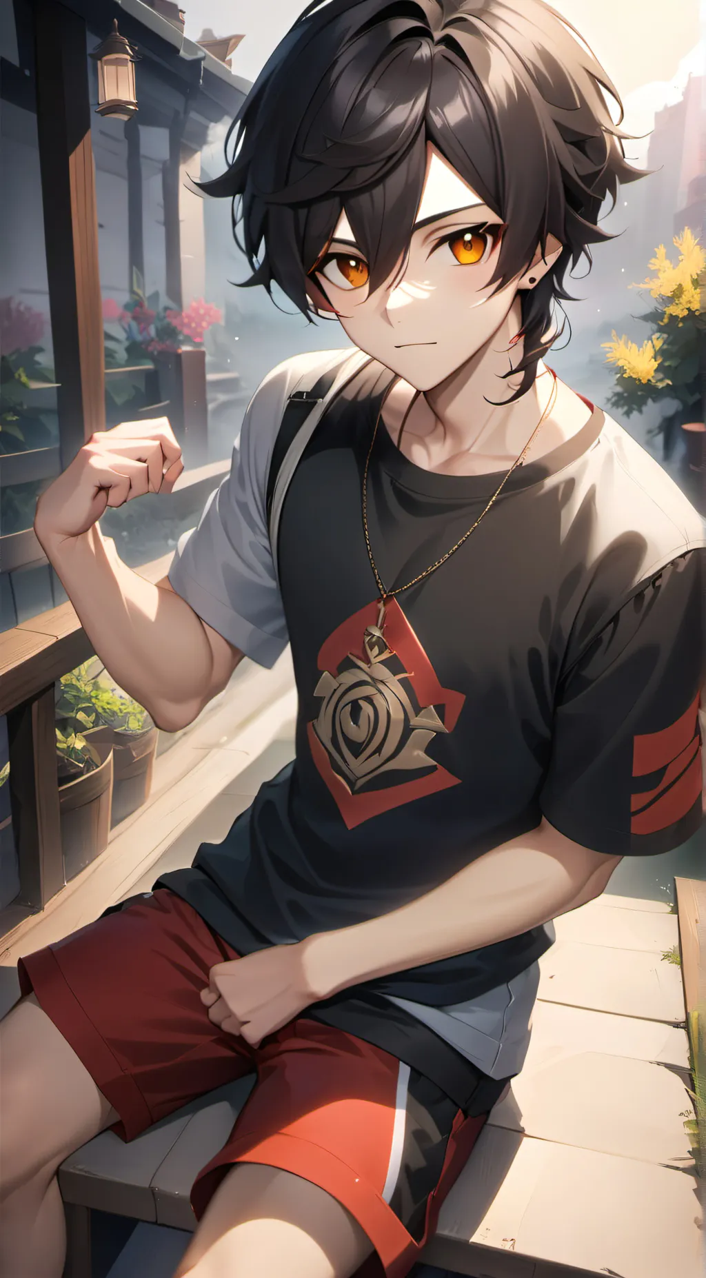 ai character: Jonathan  background