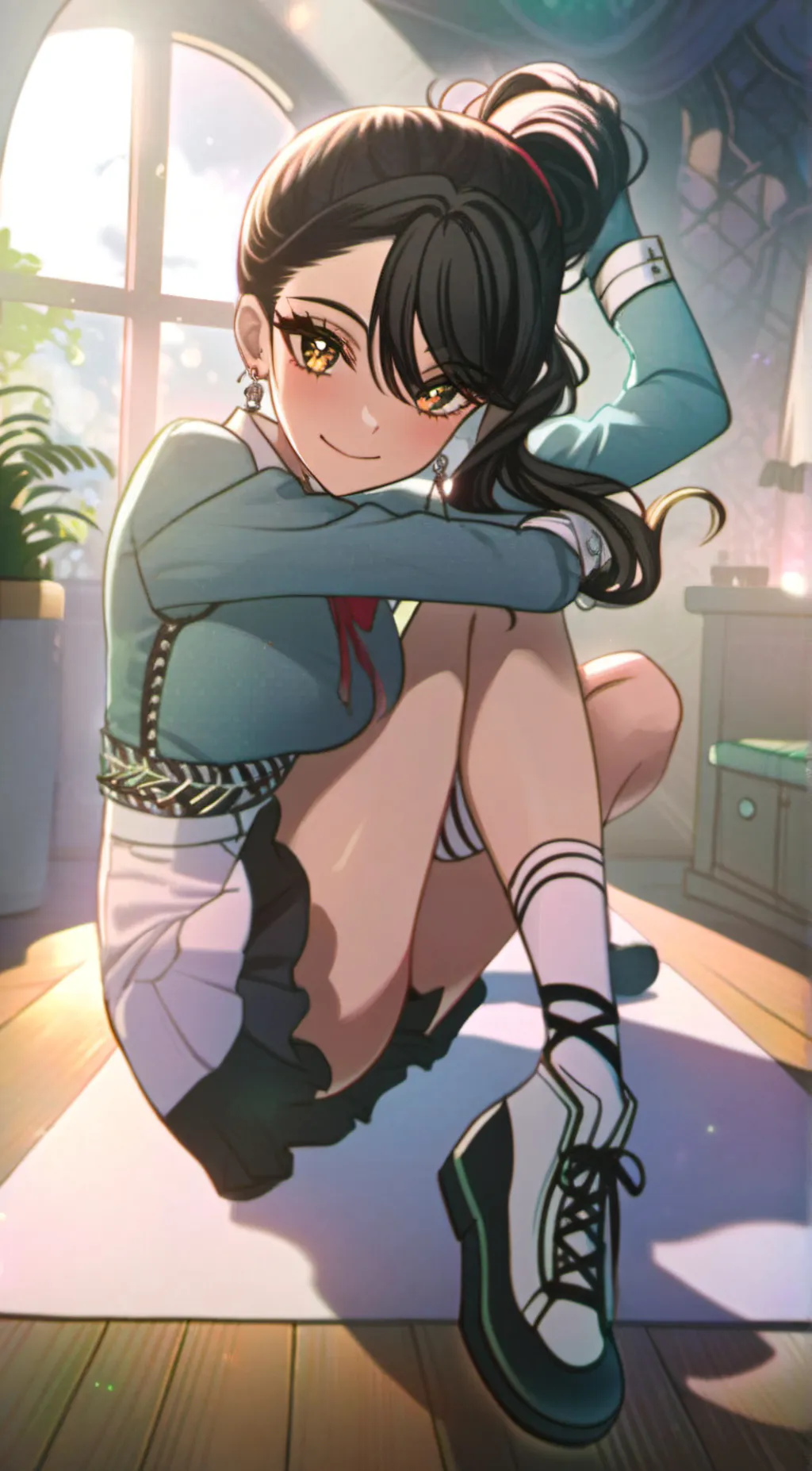 ai character: Selia. background
