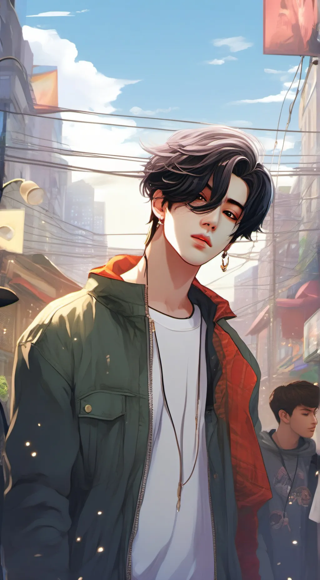 ai character: Jeon Jungkook  background
