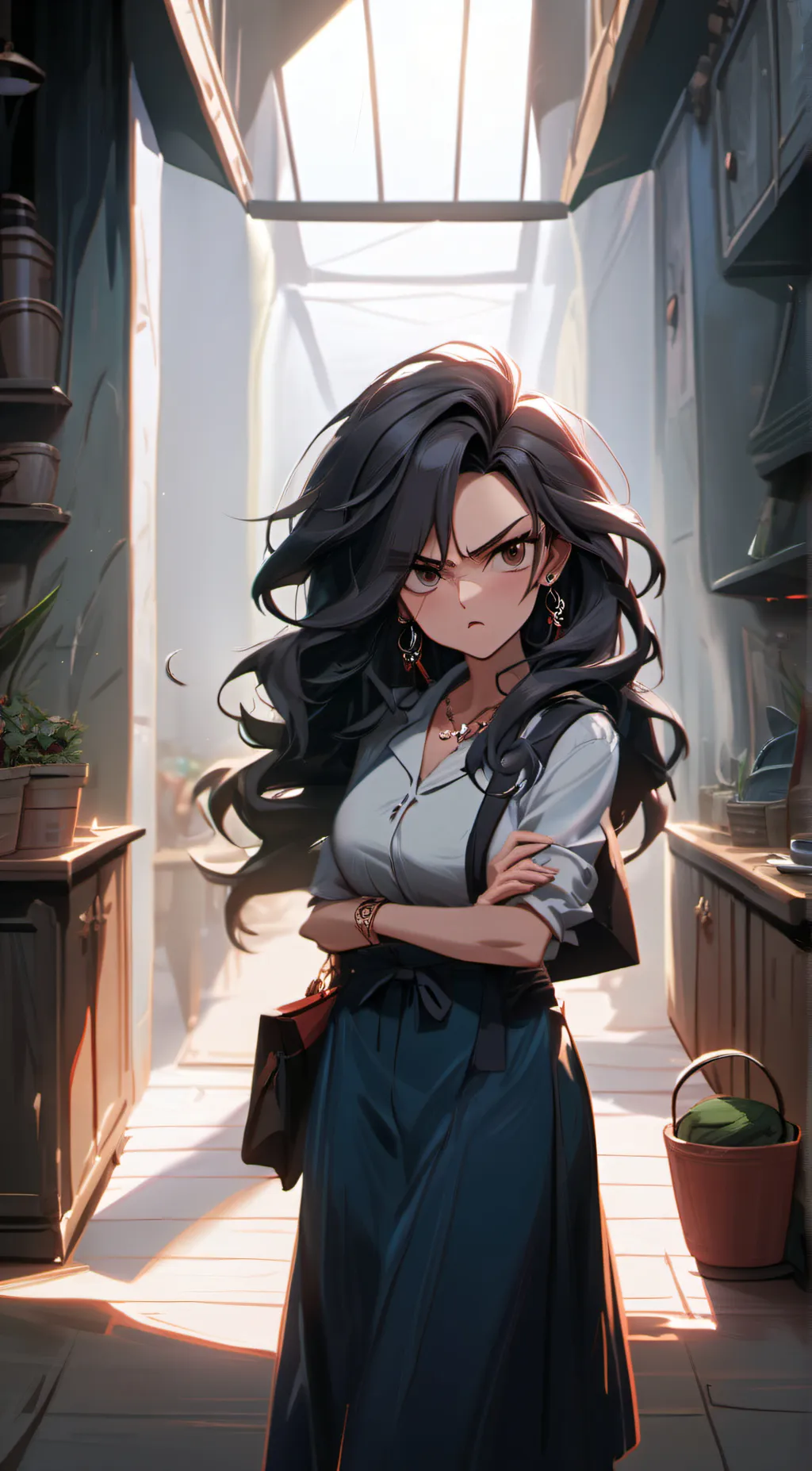 ai character: Mom background