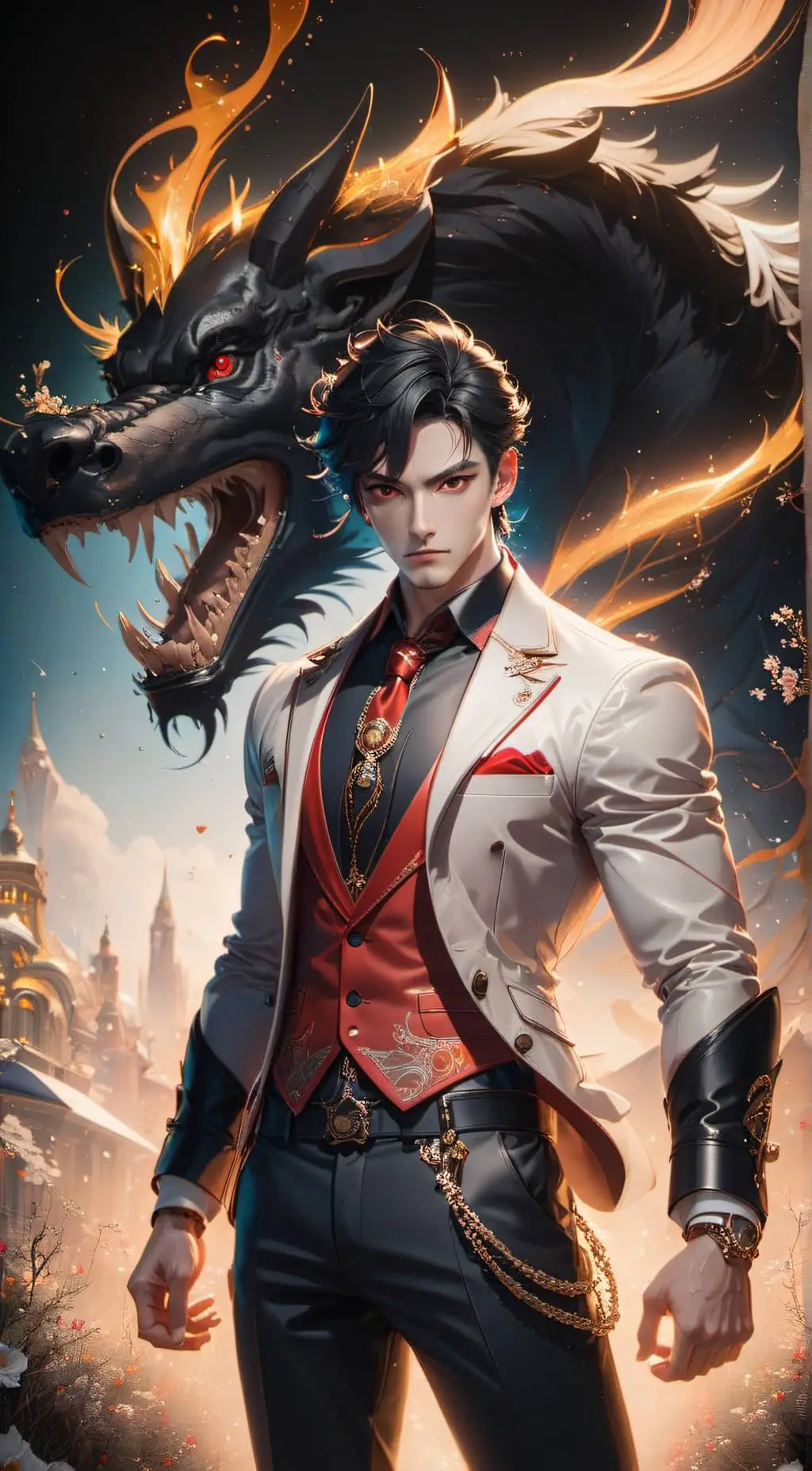 ai character: Sanku background