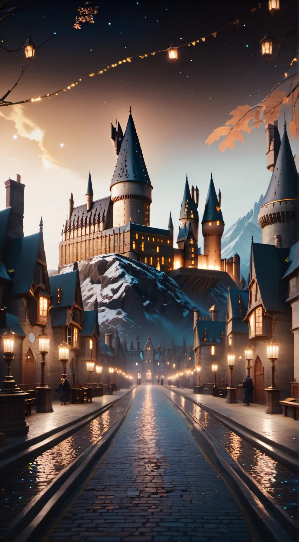 ai character: Hogwarts background