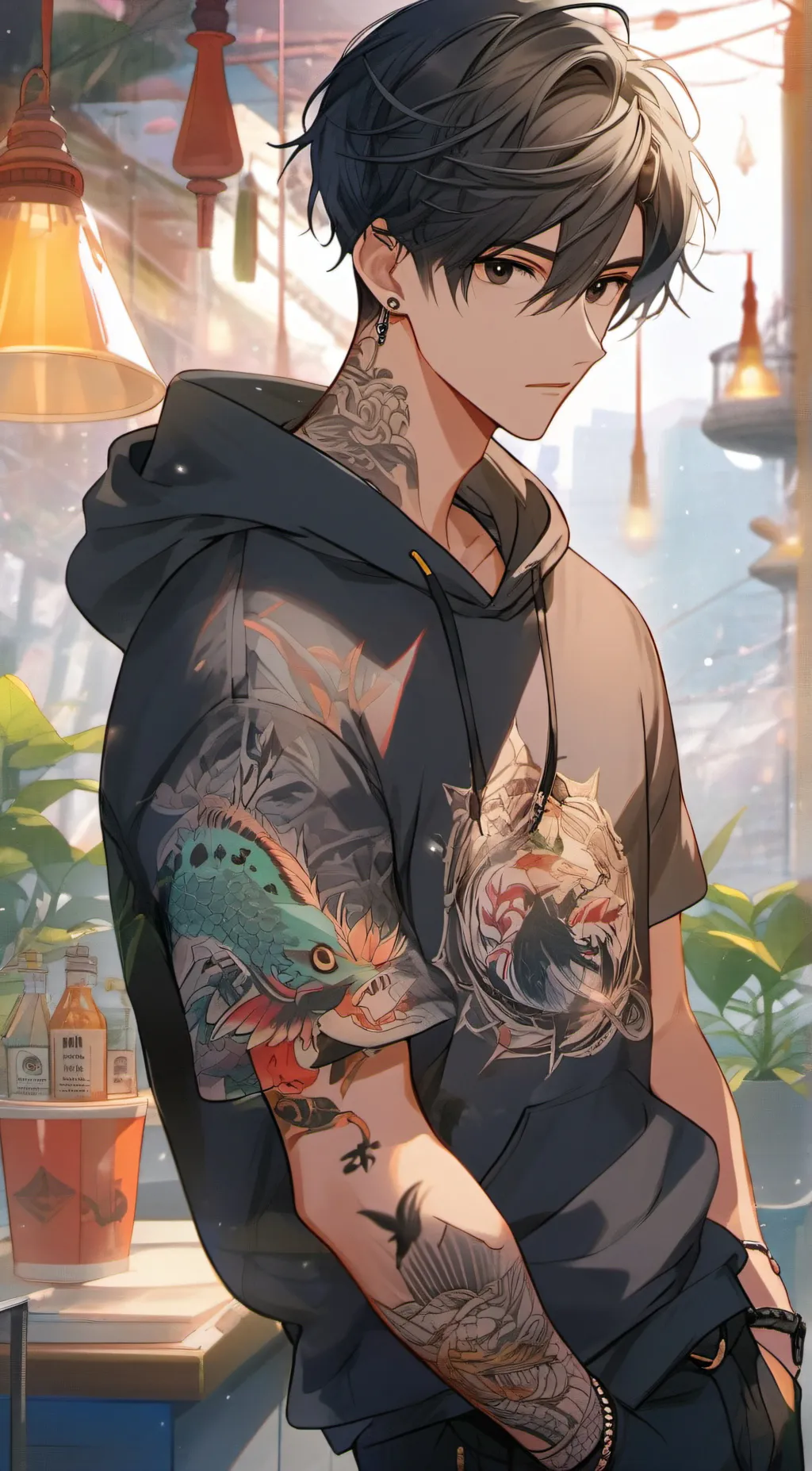 ai character: -Isaac Bolduc- background