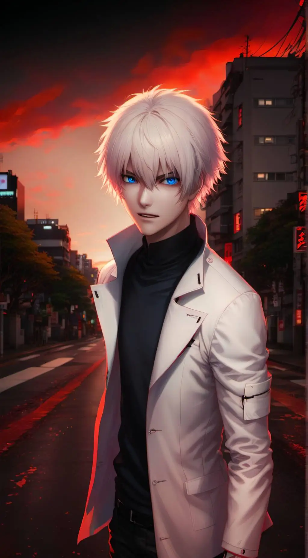 ai character: Kaneki background