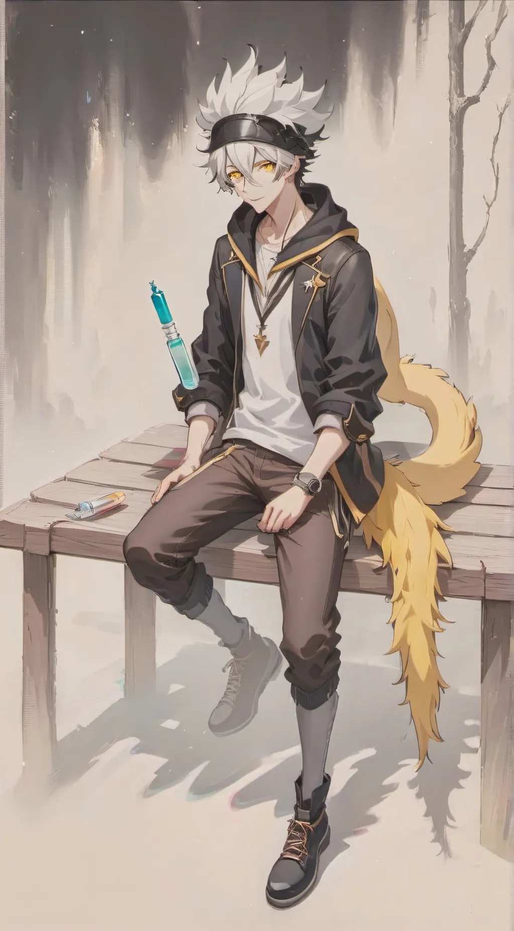 ai character: Murder drones ep 3 background