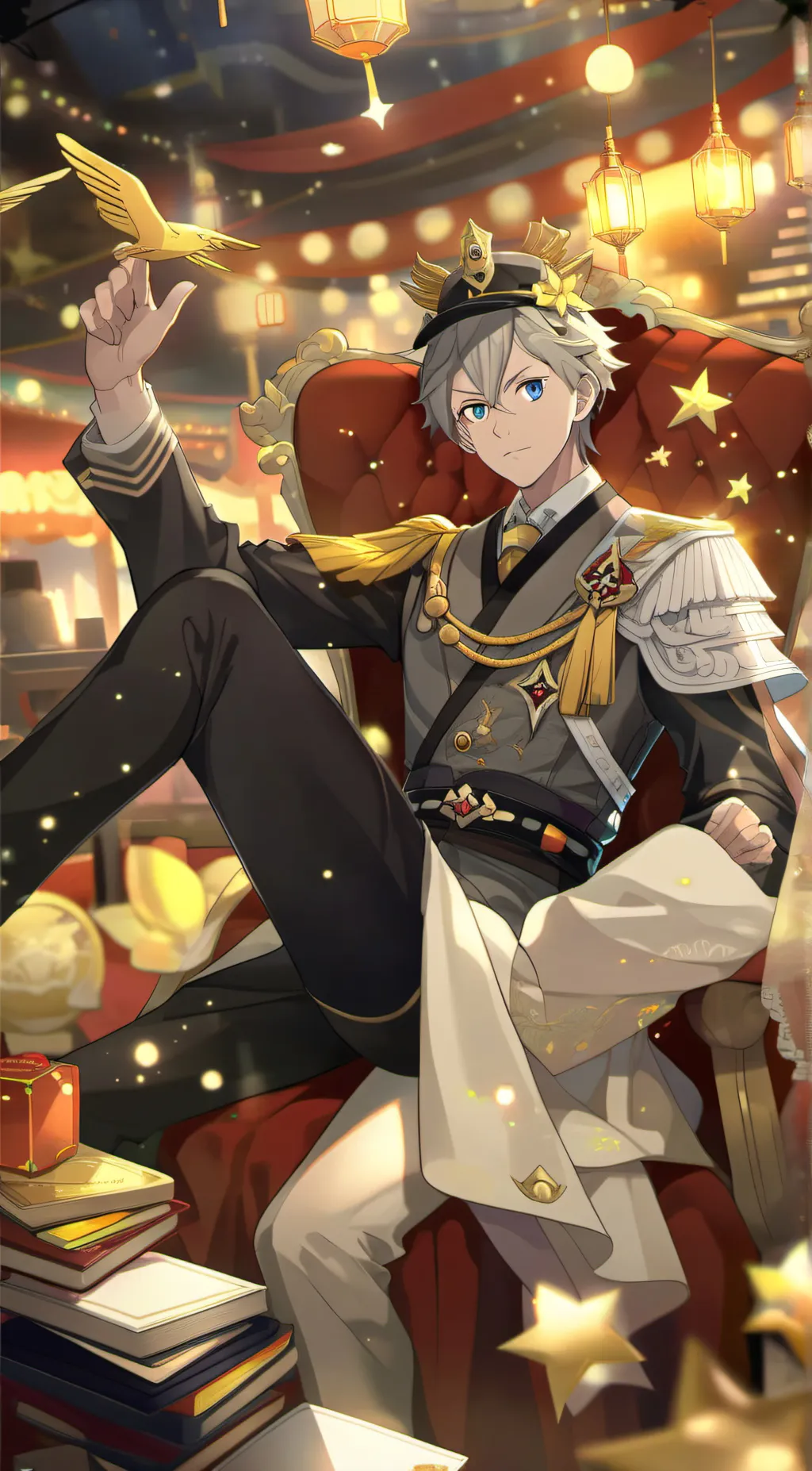 ai character: Asta background