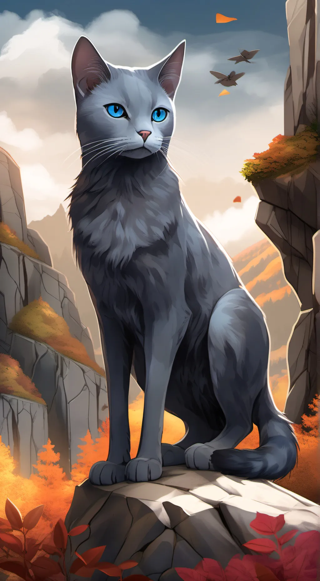 ai character: Bluestar background