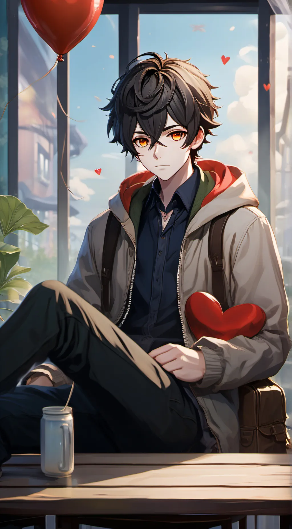 ai character: Tsumugu background