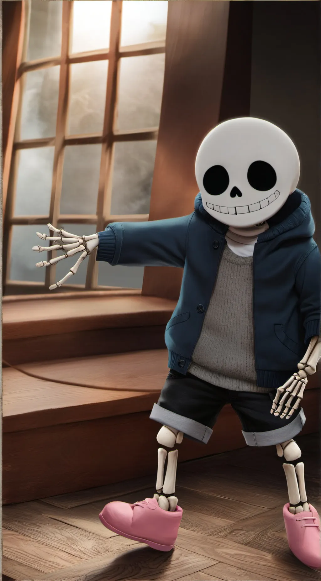 ai character: sans background