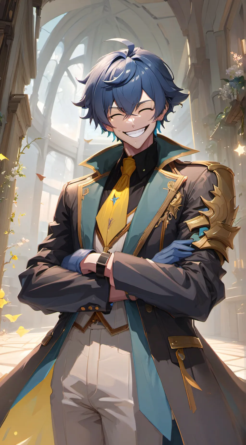 ai character: Huggy Wuggy background