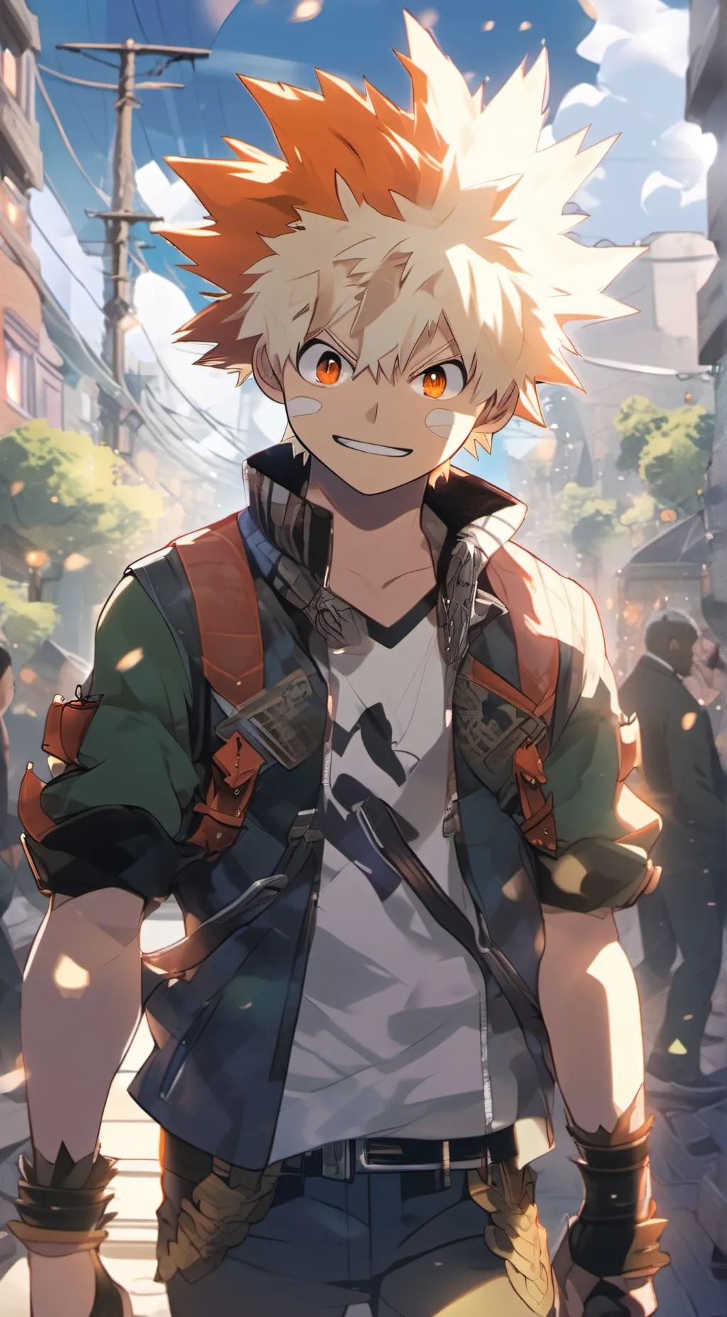 ai character: Bakugo background
