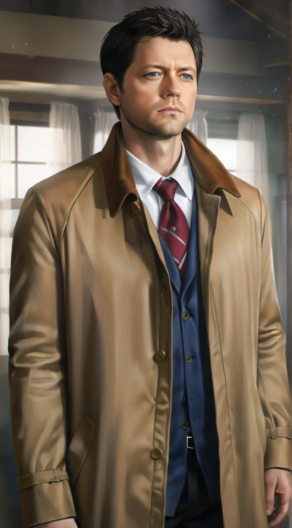 ai character: Castiel background