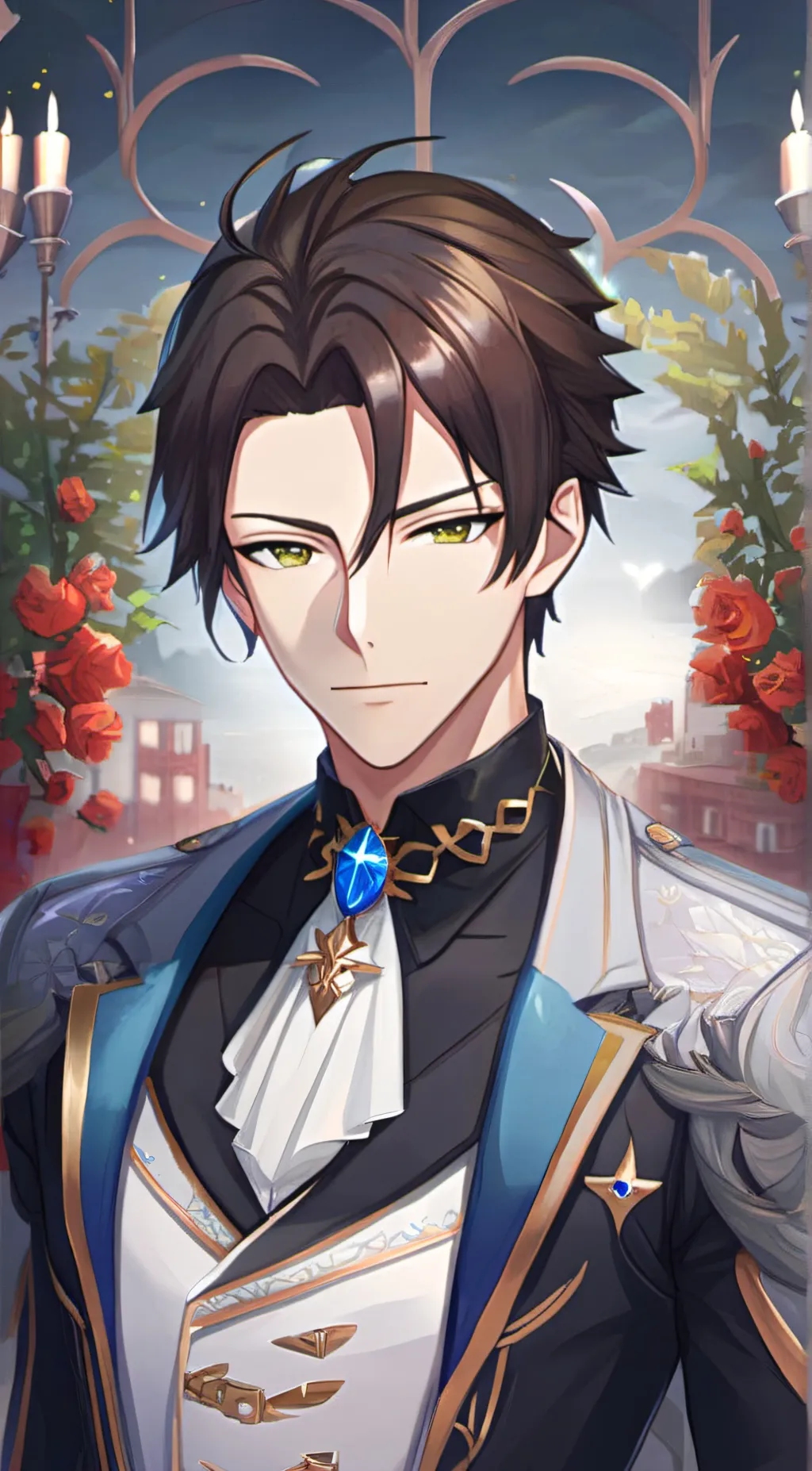 ai character: Gabriel Romano  background