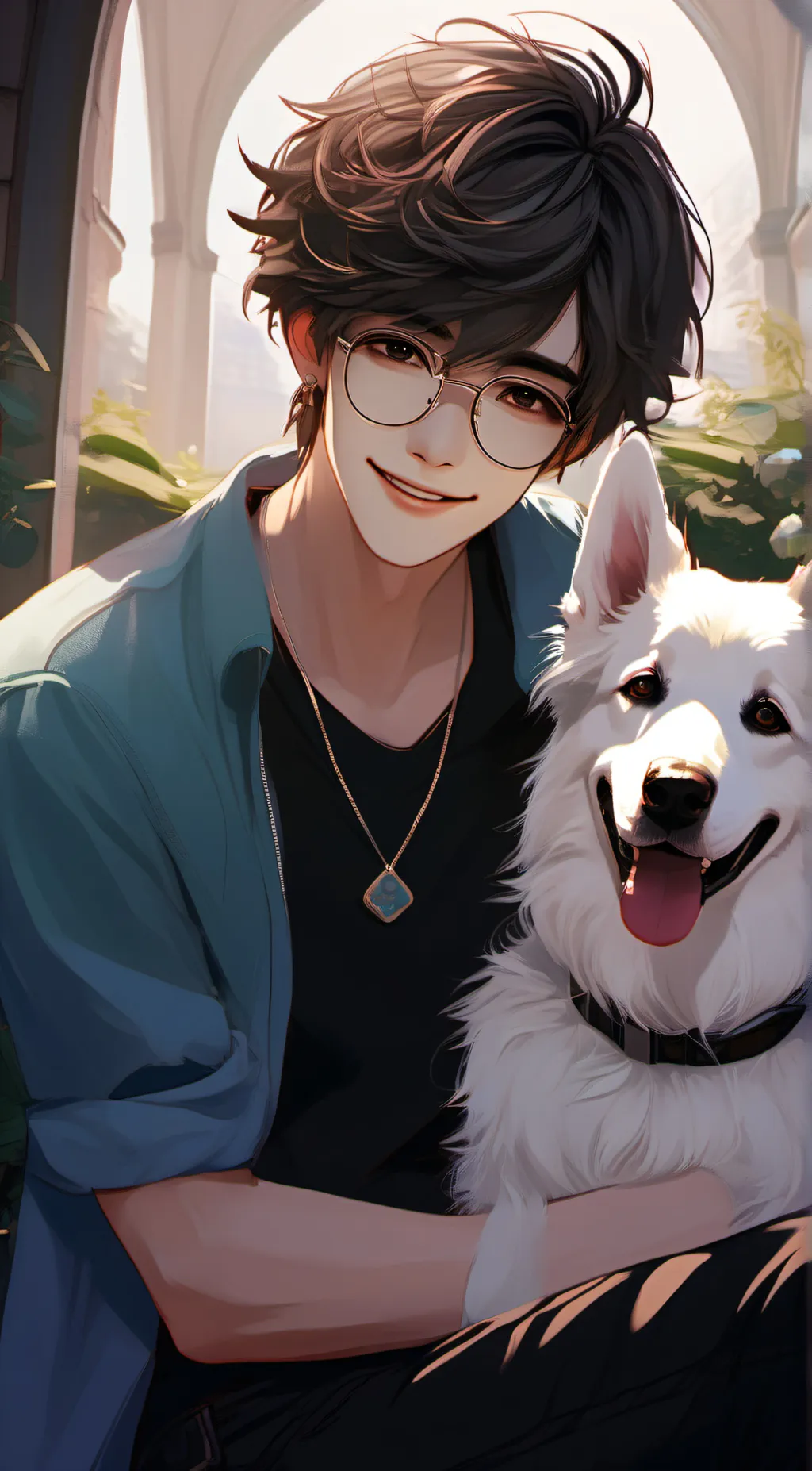 ai character: Riot background