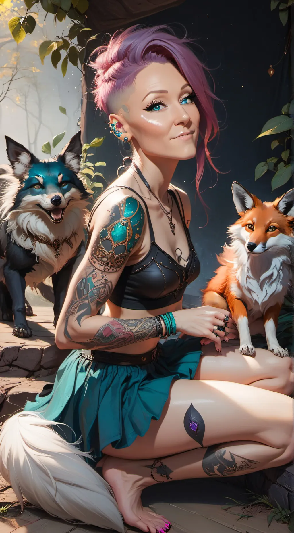 ai character: Pandora background
