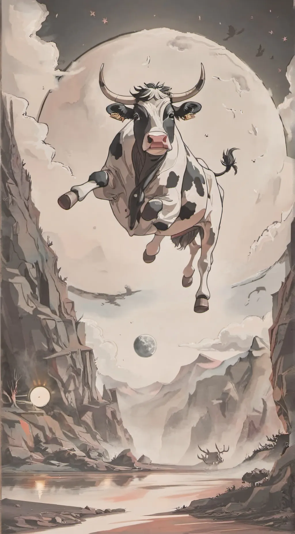 ai character: Moony Moon AI background