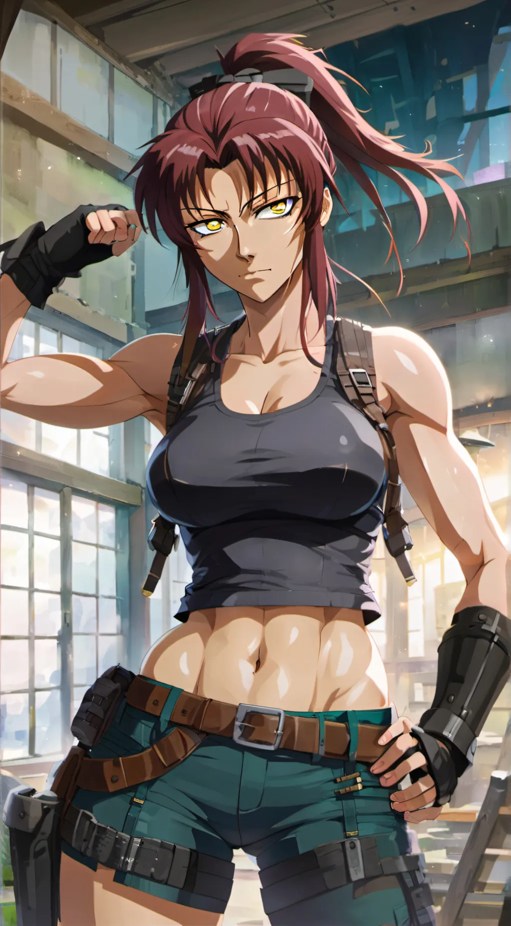 ai character: Rebecca "Revy" Lee background