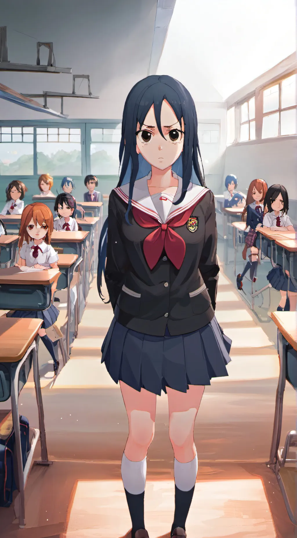 ai character: Inomata maria background