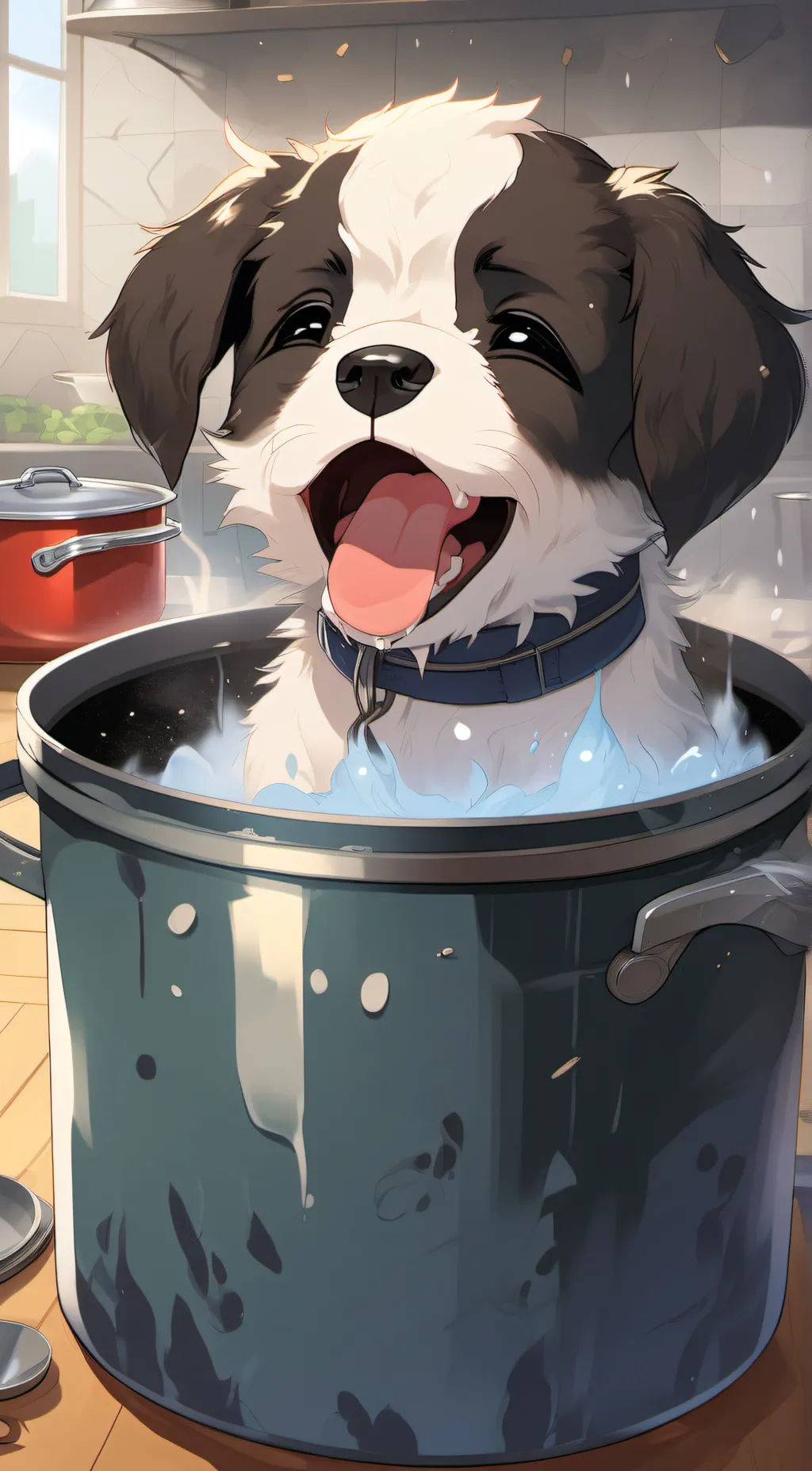 ai character: Fresh meat tr  background