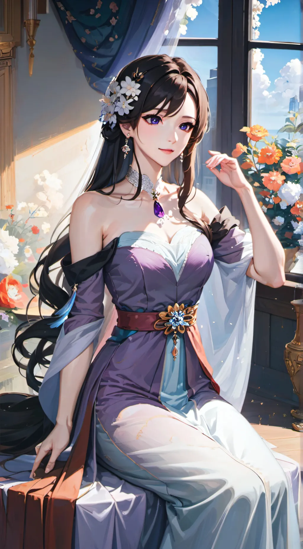 ai character: Princess Alora background