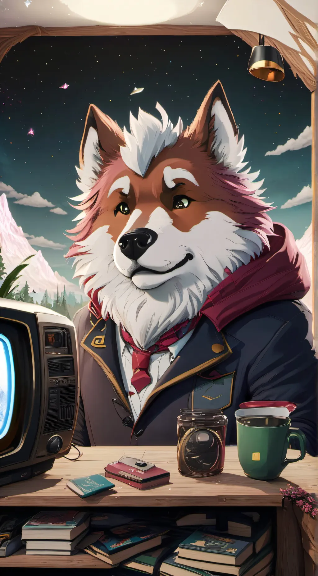 ai character: cinnamon  background