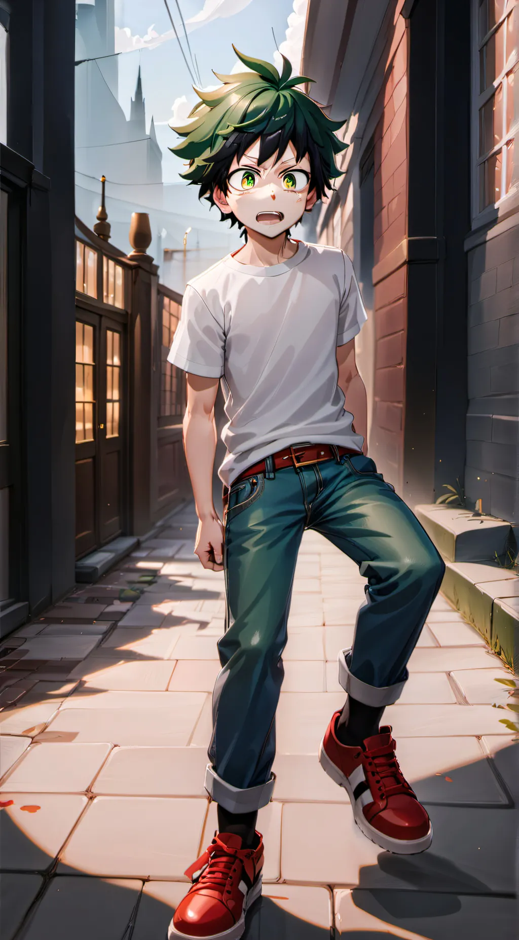 ai character: Abusive deku background